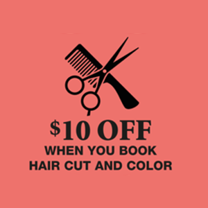 $10 Off When you Book Haircut with Color